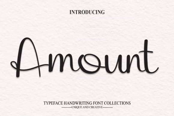 Amount: A Friendly Font for Business