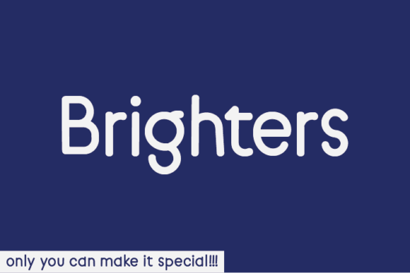 Brighters: A Handwritten Font for Elegant Design