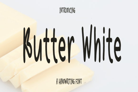 Butter White Font for Elegant Design