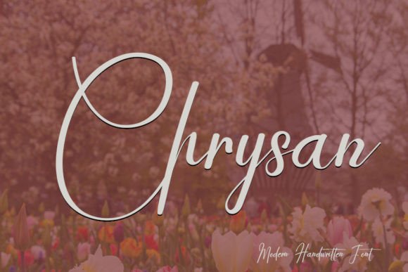 Chrysan: A Modern Handwritten Font