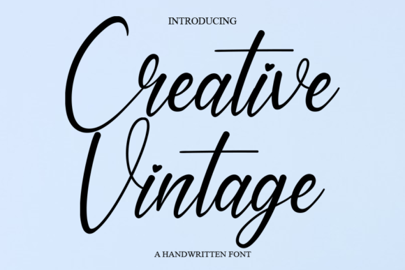 Creative Vintage Font for Business