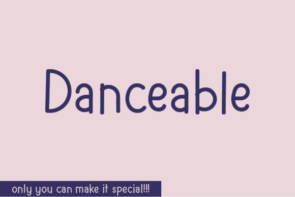 Danceable: A Font That Moves