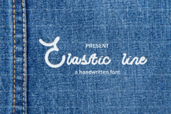 Elastic Line: A Handwritten Font for Elegant Design