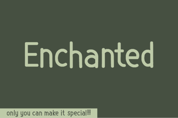 Enchanted Font: A Touch of Handwritten Charm