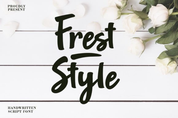 Frest Style: A Handwritten Font for Creative Projects