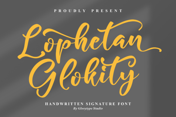Lophetan Glokity Font for Creative Projects