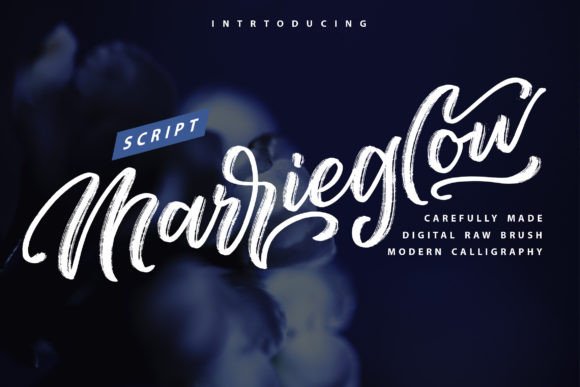 Marrieglow: A Script Font for Creative Projects