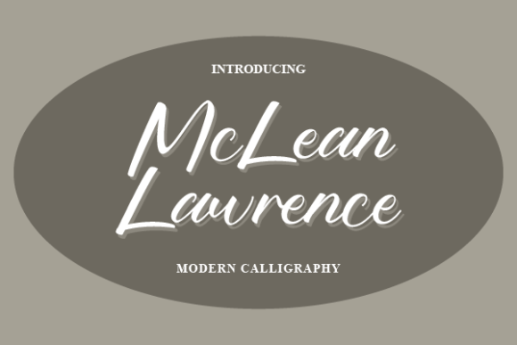Mclean Lawrence: A Handwritten Font for Creative Campaigns