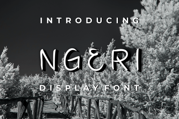 Ngeri: A Quirky Handwritten Font