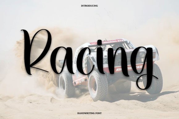 Racing: A Font for Creative Campaigns