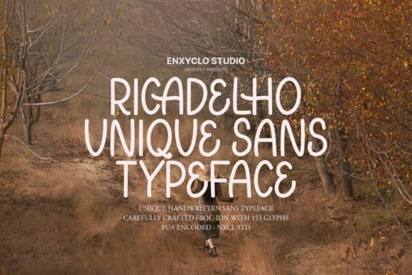 Ricadelho Font: Handmade Elegance