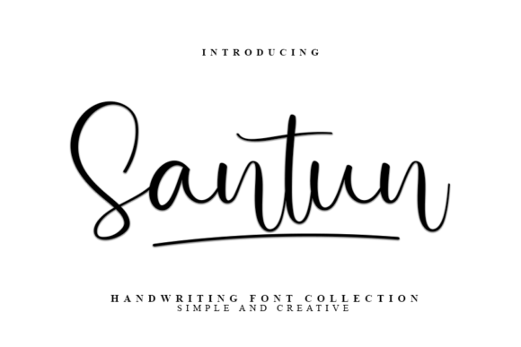 Santun: A Bold Script Font for Web Design