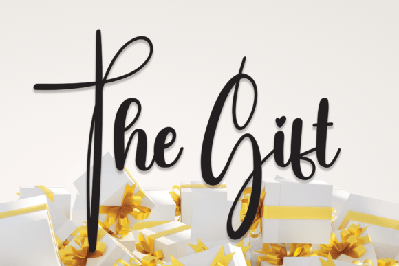 The Gift Font: A Sweet Touch for Business Branding
