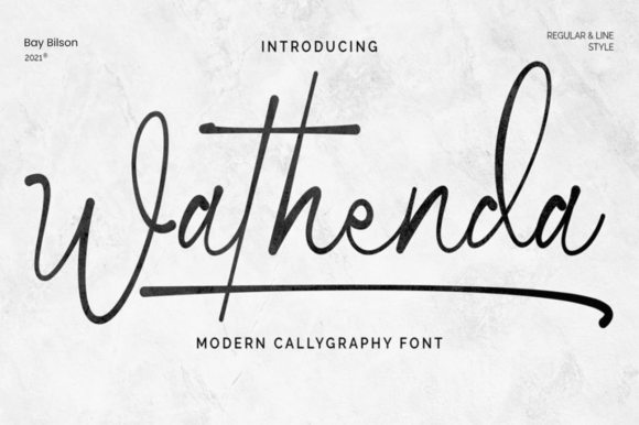 Wathenda: A Luxurious Script Font